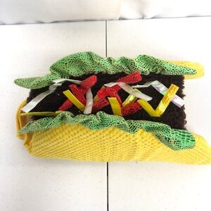 Bootique Yellow and Green Taco Dog Halloween Costume Size Medium